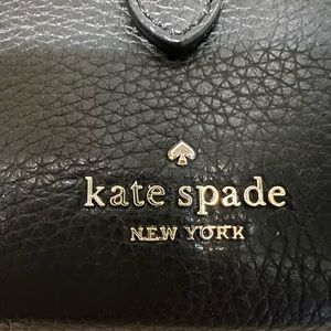 NWOT Kate Spade, Black, Leila medium wristlet/wallet